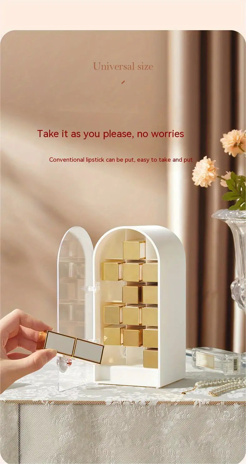 Lipstick Organizer and Storage Box with 18 Capacity