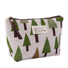 Portable Canvas Cosmetic Bag for Women - Makeup & Toiletries