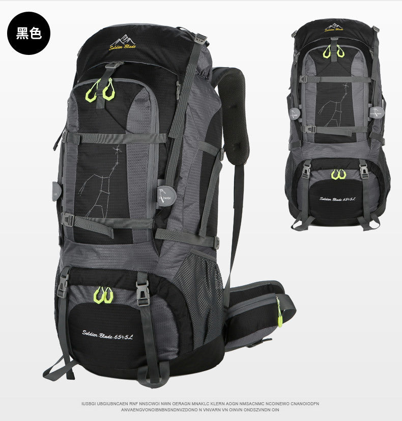 70L Waterproof Hiking Backpack for Men and Women