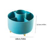 Rotating Makeup Brush Storage Tube for Dressing Table