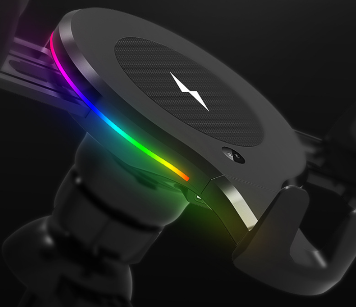 Car Wireless Charging Mount with Infrared Smart Sensor