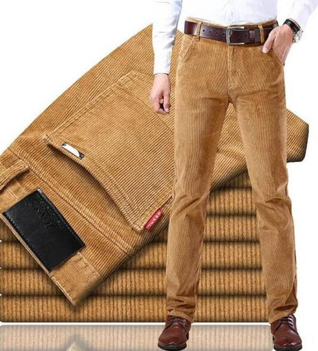 AKRAMAN™ Men's Classic Corduroy Jeans (One Piece)