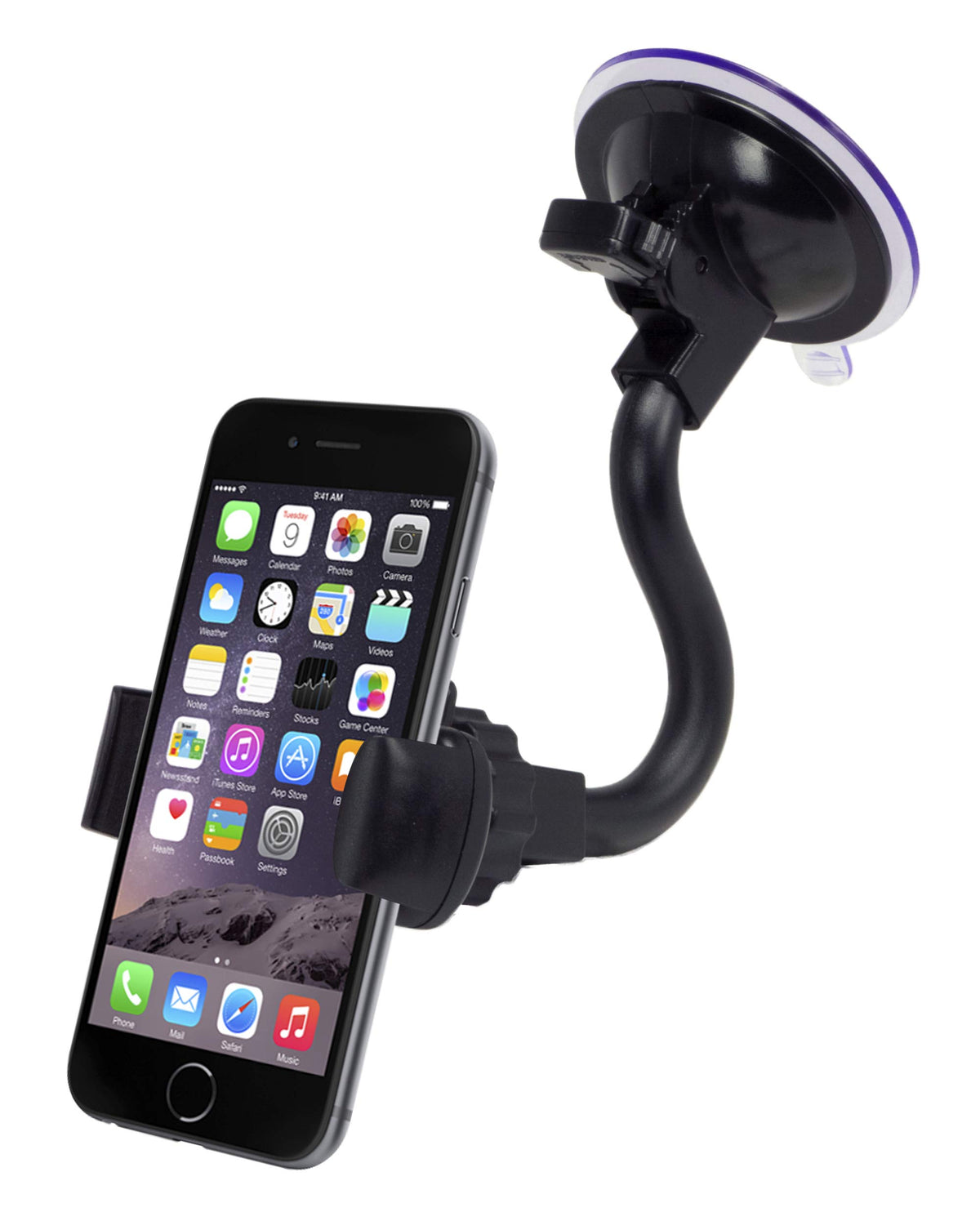 Scosche H3GR STICKIT Universal Car Phone Holder Windshield / Dashboard with Suction Cup for The Car Home or Office