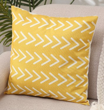 4pcs Modern Linen Pillow Cases 18x18in for Home Decor