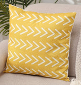 4pcs Modern Linen Pillow Cases 18x18in for Home Decor