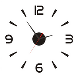 Round Acrylic Wall Clock - Modern 3D DIY Home Decor