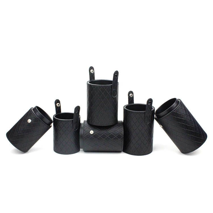 Geometric Makeup Brush Holder with Dustproof Design