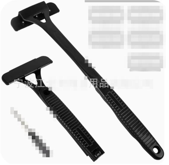 Men's Foldable Three-Blade Back Shaver