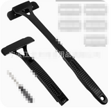 Men's Foldable Three-Blade Back Shaver