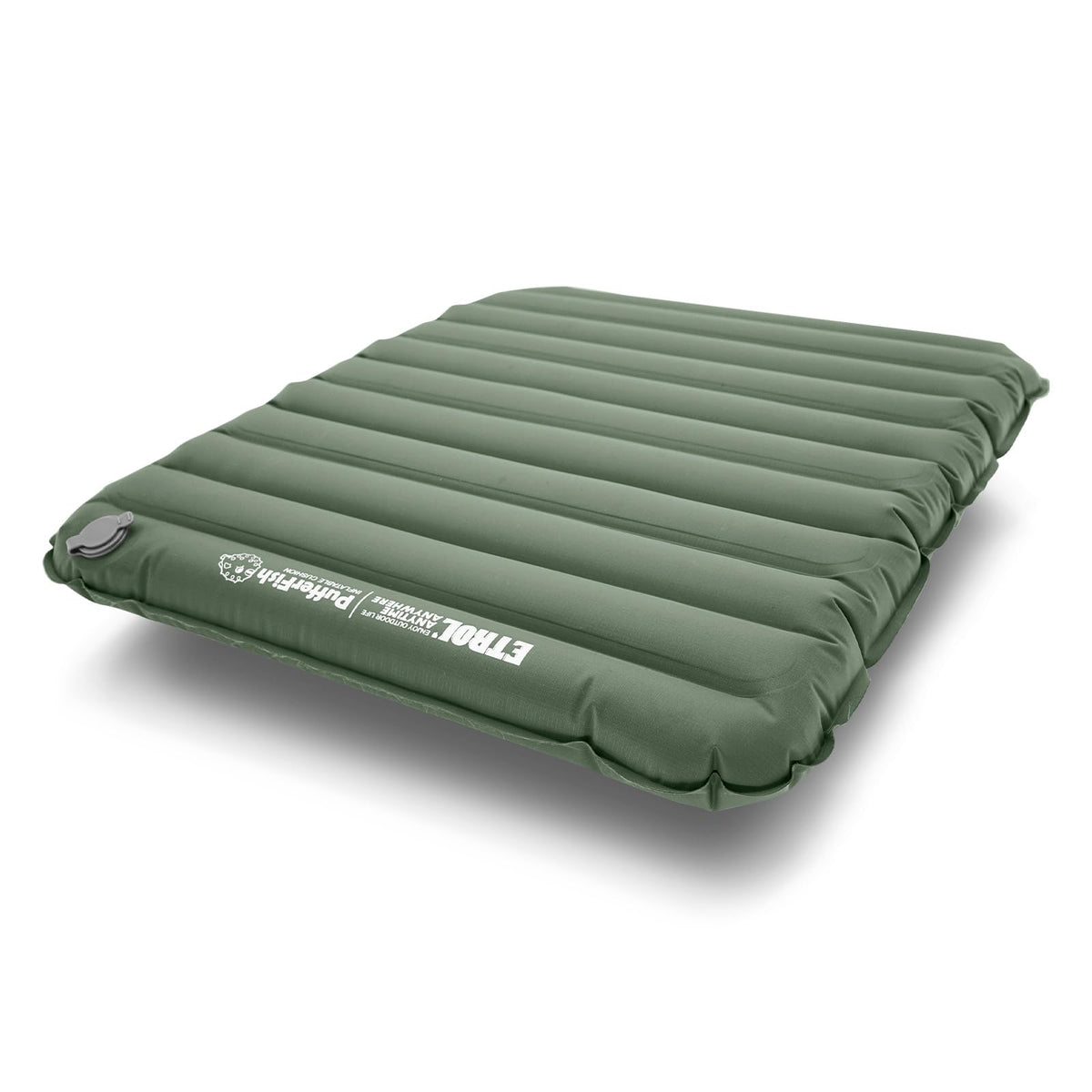 ETROL Inflatable Seat CushionPortable Stadium Bleacher Sitting Pad - 15.7x13.6x1.8Lightweight Moisture and Water Resistant Camping Chair Mat for Outdoor Travel Office Airplane Car