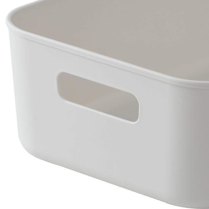 Plastic Storage Basket for Bathroom and Kitchen Organizing