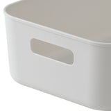 Plastic Storage Basket for Bathroom and Kitchen Organizing