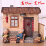 Creative Elderly Couple Figurine for Home Decor Gift