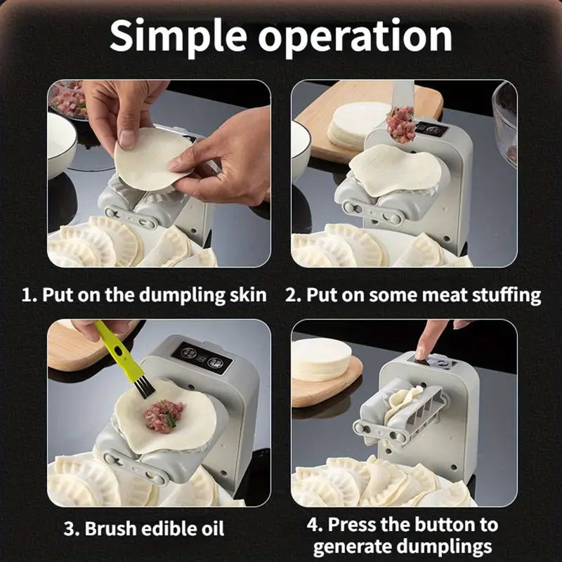 Automatic Electric Dumpling Maker with Manual Accessories
