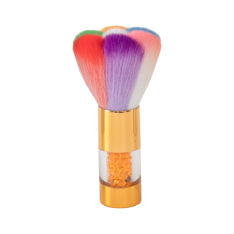 Colorful Nail Cleaning and Makeup Brush Set (1pc)