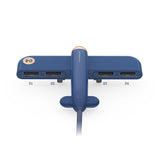 Jet Plane USB Hub with 4 Ports
