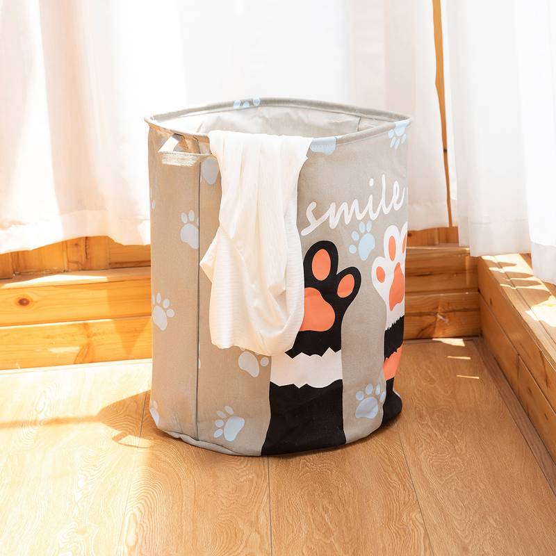 Foldable Laundry Basket and Toy Storage Bucket (1pc)