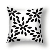 Black Geometric Line Pillowcase for Home Office 18x18"