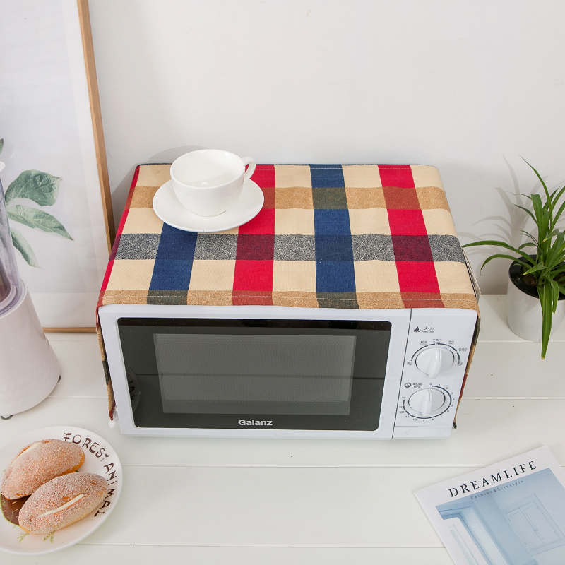 Microwave Oven Covers with Double Pockets for Storage
