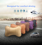 Leather Car Neck Pillow for All Seasons