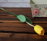 Single Tulip, Faux Silk Flower for Home Décor