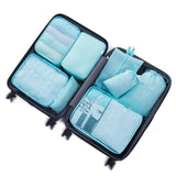 8-Piece Travel Organizer Set with Luggage Bags
