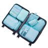 8-Piece Travel Organizer Set with Luggage Bags