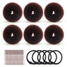 HOFASON Hair Accessories for Women Girls Kids Bun Makers for Kids 31Pcs Hair Bun Maker Donut Hair Ties Hair Elastics Hair Pins Kit Ballet Bridal Accessories Gifts for Women Girls (MediumBrown)