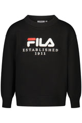 FILA KIDS' BLACK ZIP-UP SWEATSHIRT