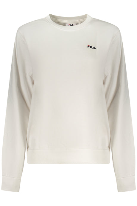 FILA WOMEN'S WHITE ZIP-UP SWEATSHIRT