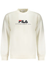FILA MEN'S WHITE ZIP-UP SWEATSHIRT