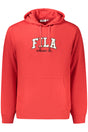 FILA MEN'S RED ZIP-UP SWEATSHIRT