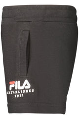 FILA BLACK KIDS' SHORTS