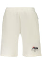 FILA MEN'S WHITE SHORT TRACKSUIT PANTS
