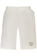 FILA MEN'S WHITE SHORT TRACKSUIT PANTS