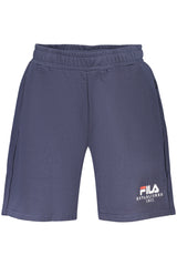 FILA MEN'S BLUE SHORT TRACKSUIT PANTS