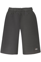 FILA MEN'S BLACK SHORT TRACKSUIT PANTS