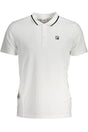 FILA MEN'S WHITE SHORT SLEEVED POLO SHIRT