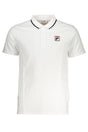 FILA MEN'S WHITE SHORT SLEEVED POLO SHIRT