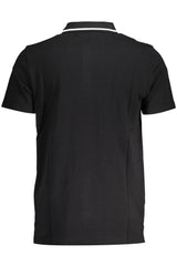 FILA MEN'S BLACK SHORT SLEEVED POLO SHIRT