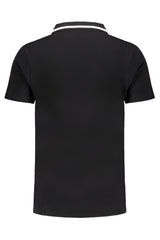 FILA MEN'S BLACK SHORT SLEEVED POLO SHIRT