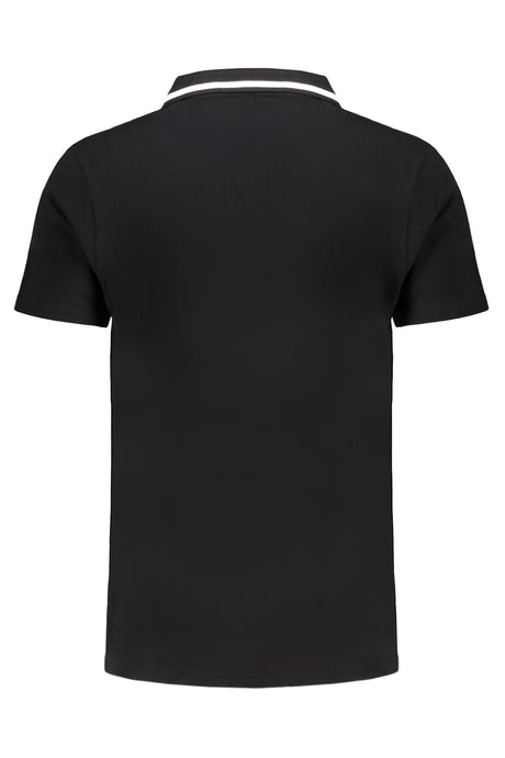FILA MEN'S BLACK SHORT SLEEVED POLO SHIRT