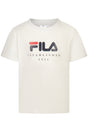 FILA SHORT-SLEEVED T-SHIRT FOR GIRLS, WHITE