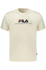 FILA MEN'S SHORT-SLEEVE T-SHIRT, BEIGE