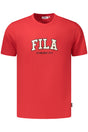 FILA MEN'S SHORT-SLEEVED T-SHIRT, RED