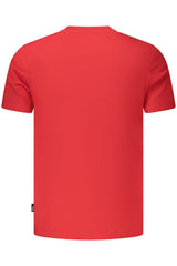 FILA MEN'S SHORT-SLEEVED T-SHIRT, RED