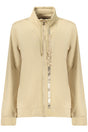 FREDDY WOMEN'S BEIGE ZIP-UP SWEATSHIRT