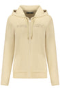 FREDDY WOMEN'S BEIGE ZIP-UP SWEATSHIRT