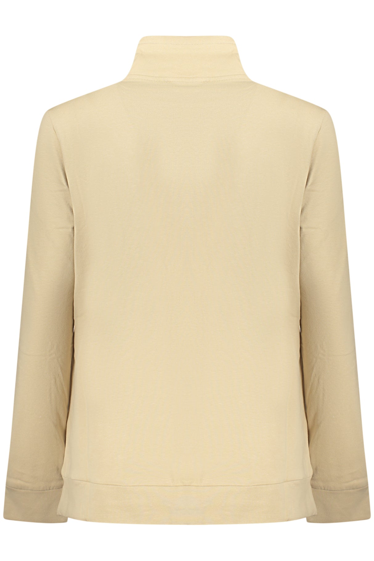 FREDDY WOMEN'S BEIGE ZIP-UP SWEATSHIRT