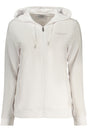 FREDDY WOMEN'S WHITE ZIP-UP SWEATSHIRT